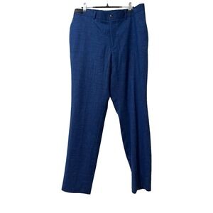 Ted Baker London Mens Roger Slim Fit Wool Blend Pants Size 38 Navy Trousers NWT‎